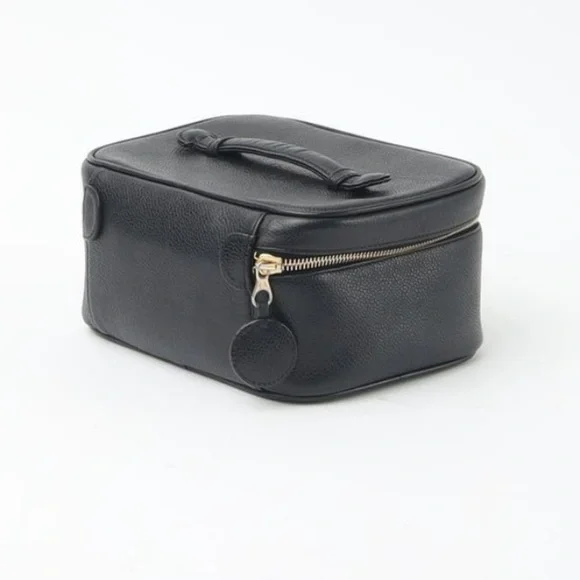 Chanel Black Leather Vanity Case - Picture 4 of 16